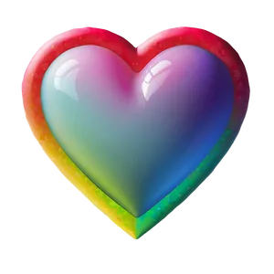 Emoji Hearts In Rainbow Colors Png 06292024 PNG Image