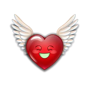 Emoji Hearts With Wings Png 06292024 PNG Image