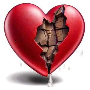 Emoji Of Broken Heart Png Nne PNG Image