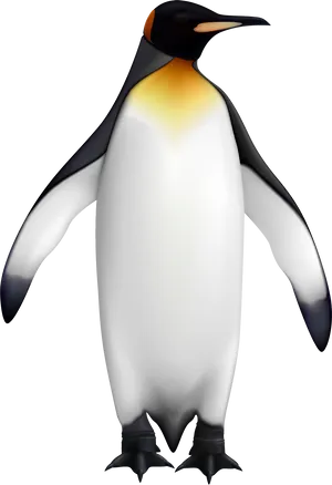 Emperor Penguin Illustration.png PNG Image