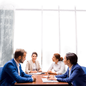 Employee Brainstorming Session PNG dih25 PNG image with transparent background