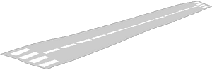 Runway, Airport, Stylized - Plane Runway Png, Transparent Png PNG image with transparent background