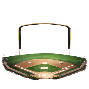 Empty Baseball Field Daytime Png 76 PNG Image