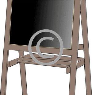 Blackboard With Stand Transparent Background, HD Png Download PNG with transparent background