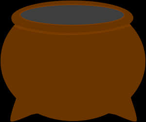 Empty Cauldron Clipart PNG