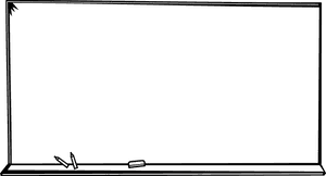 Chalkboard Clipart Black And White - Chalkboard Black And White PNG image with transparent background