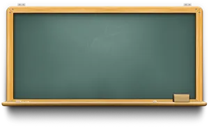 Empty Classroom Blackboard PNG Image