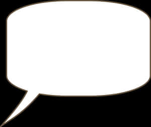 Empty Comic Speech Bubble PNG image with transparent background