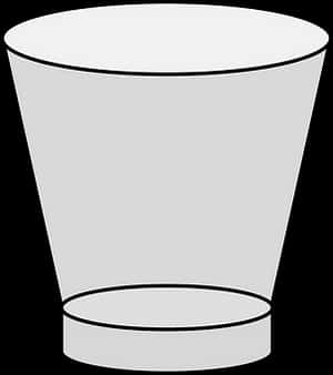 Empty Drinking Glass Vector PNG image with transparent background