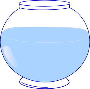 Fish Bowl Clip Art At Clker - Fish Bowl Clipart Png PNG image with transparent background
