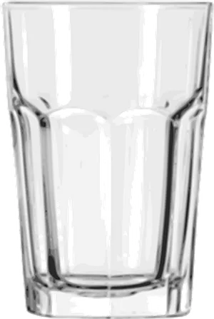 Empty Glass Blackand White PNG Image