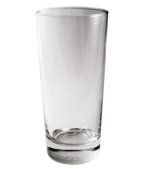 Empty Glass Tumbler PNG image with transparent background