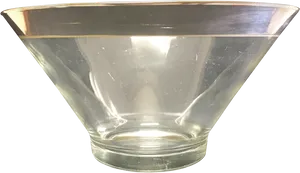 Empty Martini Glass PNG Image