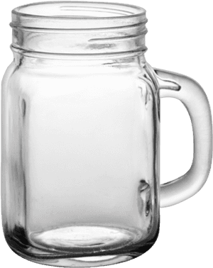 12 Oz Custom Barconic™ Mason Jar With Handle - Mason Jar With Handle PNG with transparent background