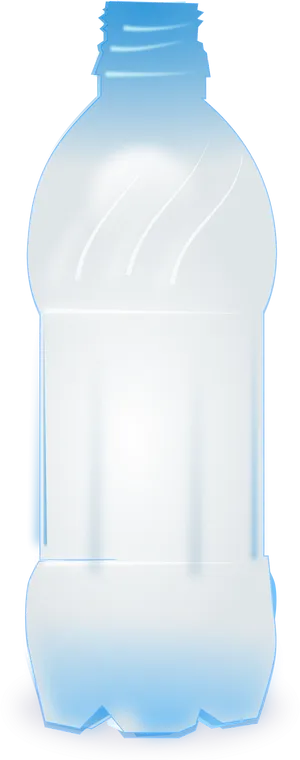 Empty Plastic Water Bottle PNG Image