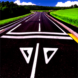 Empty Road PNG 05032024 PNG image with transparent background