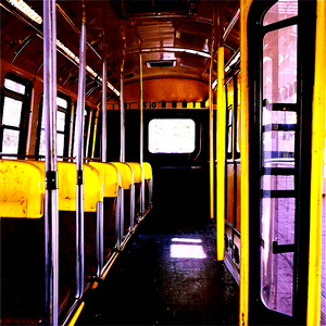 Empty School Bus Interior PNG 05242024 PNG