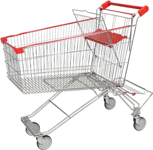 Empty Shopping Cart Isolated PNG Image