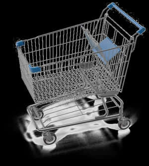 Empty Shopping Carton Dark Background PNG