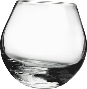 Empty Stemless Wine Glass PNG Image