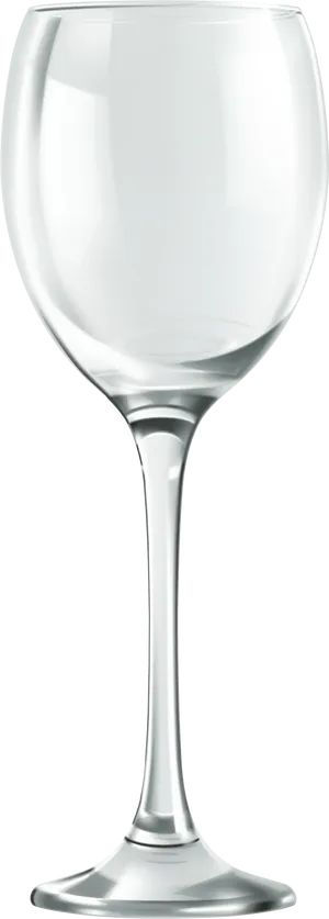 Empty Wine Glass Clear Background PNG Image