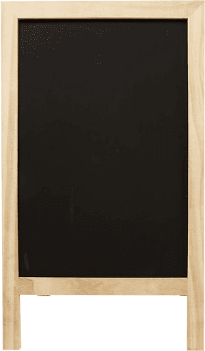 Wood Sidewalk Sign Image - Blackboard Png, Transparent Png PNG with transparent background