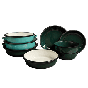 Enamel Camping Dinnerware PNG elm64 PNG image with transparent background