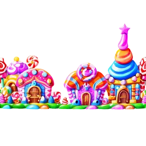 Enchanted Candyland Kingdom Png Wac26 PNG Image