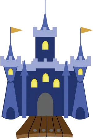 Enchanted Castle Silhouette.png PNG Image