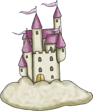 Enchanted_ Fairytale_ Castle_ Illustration.png PNG Image