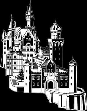 Enchanted_ Fairytale_ Castle_ Vector PNG image with transparent background