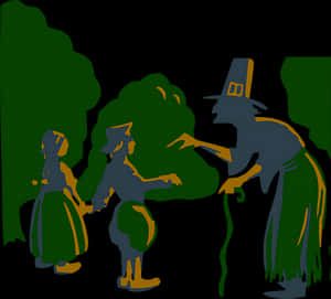 Enchanted_ Forest_ Encounter PNG image with transparent background