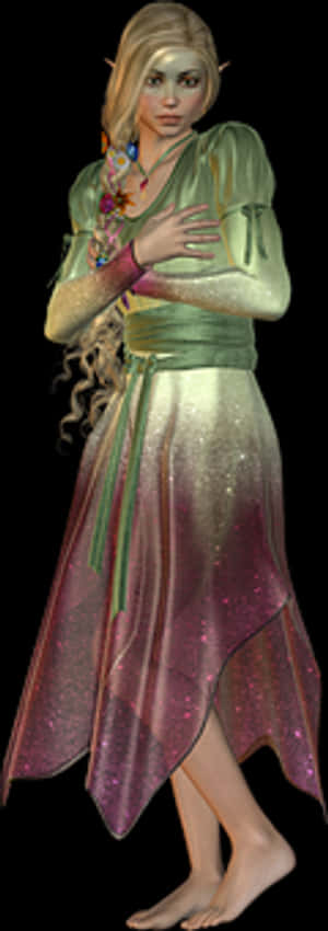 Enchanted_ Forest_ Fairy PNG image with transparent background