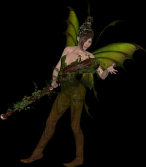 Enchanted_ Forest_ Fairy PNG
