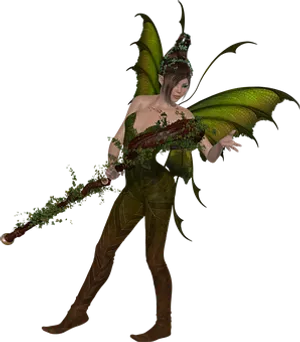 Enchanted_ Forest_ Fairy PNG Image