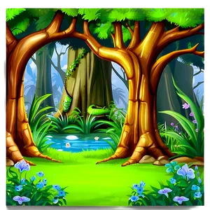 Enchanted Forest Scene Png Tlx PNG Image