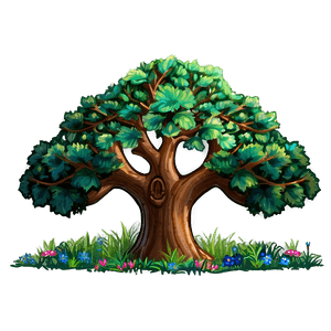 Enchanted Oak Forest PNG yee70 PNG