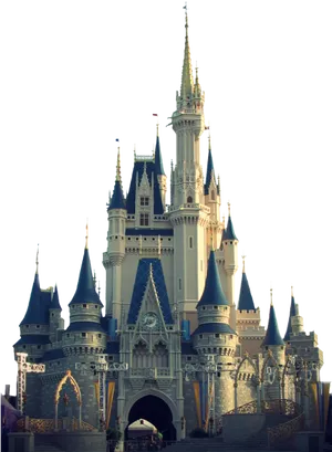 Enchanting_ Fairytale_ Castle_ Silhouette.png PNG Image