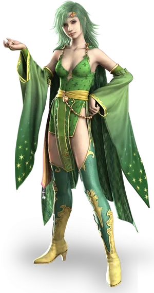 Enchanting Fantasy Sorceress PNG Image