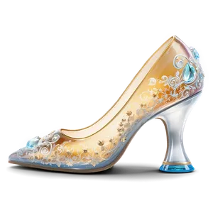 Enchanting Glass Cinderella Heel Png 6 PNG Image