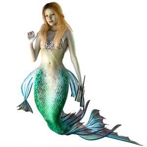 Enchanting Mermaid Illustration PNG Image