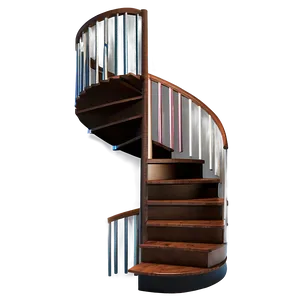 Enclosed Spiral Staircase Png Bsx PNG Image