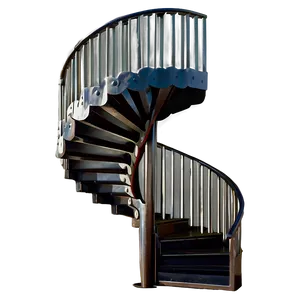 Enclosed Spiral Staircase Png Dth62 PNG Image