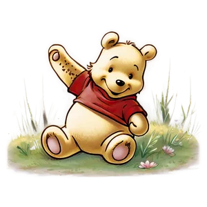 Endearing Classic Pooh Png 06292024 PNG Image