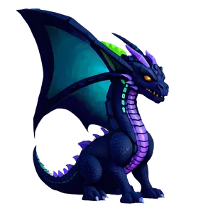 Ender Dragon Minimalist Design Png Pkm46 PNG Image