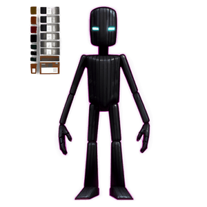 Enderman Character Art PNG 05242024 PNG