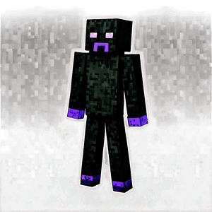 Enderman Minecraft Game PNG tid PNG