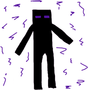 #enderman #minecraft - Illustration, HD Png Download PNG
