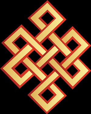 Endless Knot Graphic Design PNG image with transparent background