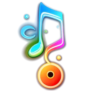 Energetic Lets Glow Crazy Music Note Png 39 PNG Image